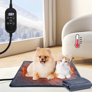 Pet Heating Pad Adjustable Temperature For Dog or Cat